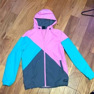 Empyre Access Pink & Grey Windbreaker Jacket